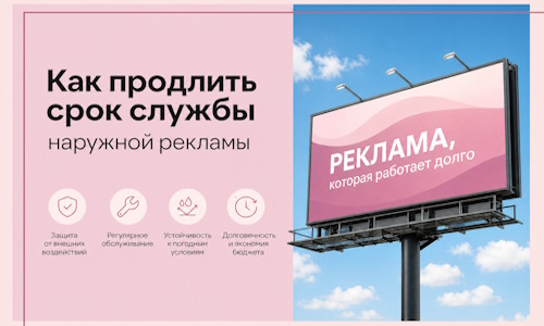 Как продлить срок службы наружной рекламы в  Богородицке