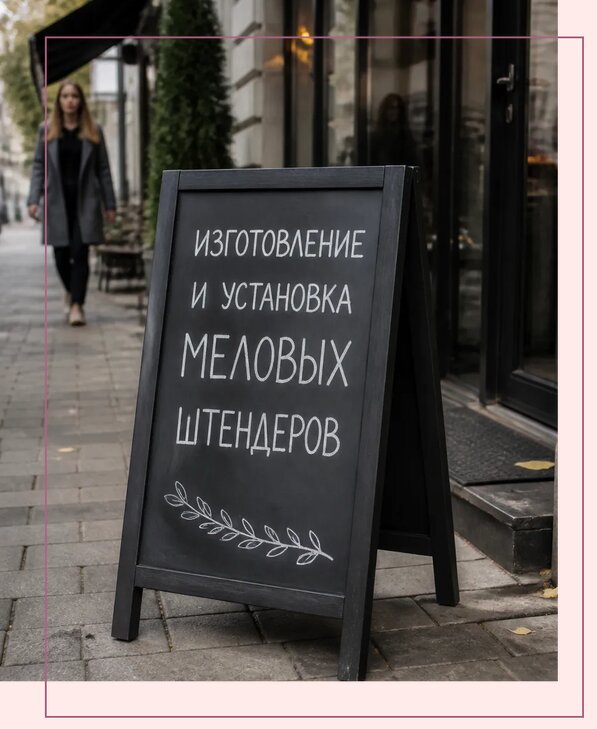 Меловые штендеры в Богородицке по цене от 6946 р. | Аванза-Бгд